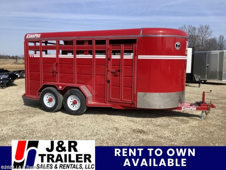 New 2024 CornPro 16&apos; Stock Trailer 12K GVWR available in Orrville, Ohio