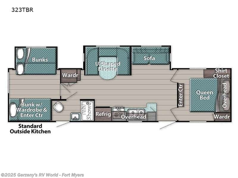 Call now about this 2023 Gulf Stream Conquest 323TBR! 2023 Gulf Stream Conquest 323TBR - New Travel Trailer For Sale by Gerzeny's RV World - Fort Myers in Fort Myers, Florida features Slideout