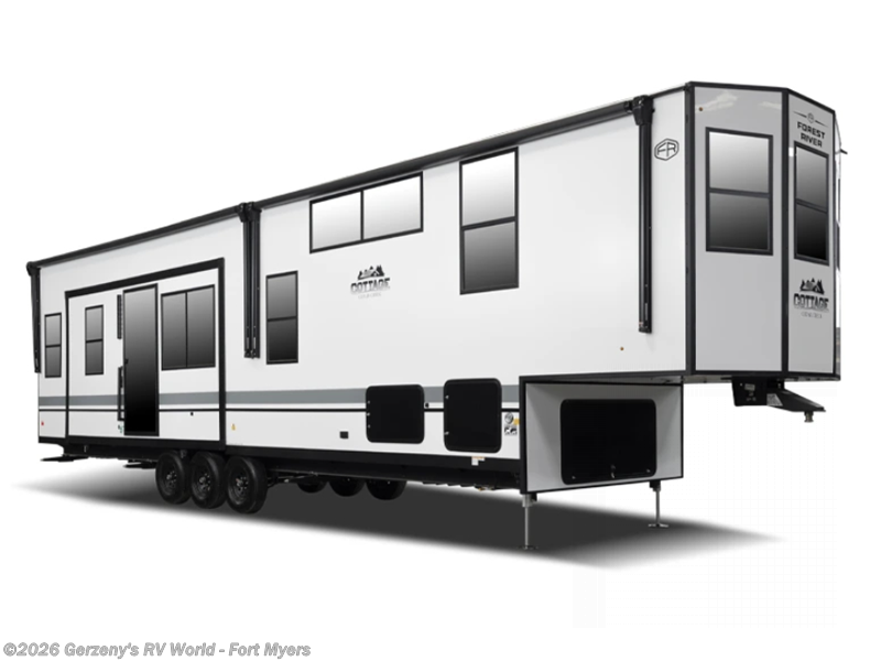 Email now about this 2026 Forest River Cedar Creek Cottage Fifth Wheels 413FWC! New 2026 Forest River Cedar Creek Cottage Fifth Wheels 413FWC available in Fort Myers, Florida