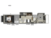 Call now about this 2026 Forest River Vengeance Rogue Armored 4015! 2026 Forest River Vengeance Rogue Armored 4015 - New Toy Hauler For Sale by RV Dynasty in Bunker Hill, Indiana features Slideout