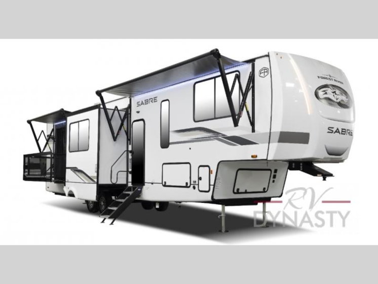 Email now about this 2026 Forest River Sabre 37FLH! New 2026 Forest River Sabre 37FLH available in Bunker Hill, Indiana
