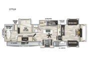 Call now about this 2026 Forest River Sabre 37FLH! 2026 Forest River Sabre 37FLH - New Fifth Wheel For Sale by RV Dynasty in Bunker Hill, Indiana features Slideout