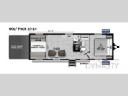 New 2026 Forest River Cherokee Wolf Pack 25-14 available in Bunker Hill, Indiana