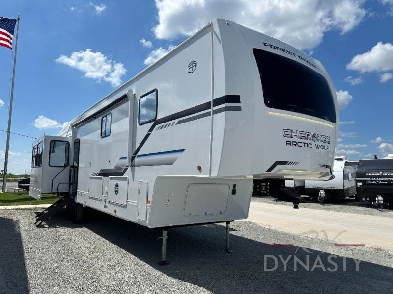 Email now about this 2026 Forest River Cherokee Arctic Wolf 3650SUITE! New 2026 Forest River Cherokee Arctic Wolf 3650SUITE available in Bunker Hill, Indiana
