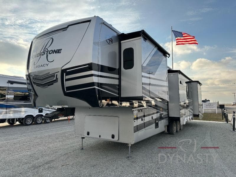 Contact us now about this 2025 Forest River RiverStone 44DBL! 2025 RiverStone 44DBL by Forest River from RV Dynasty in Bunker Hill, Indiana