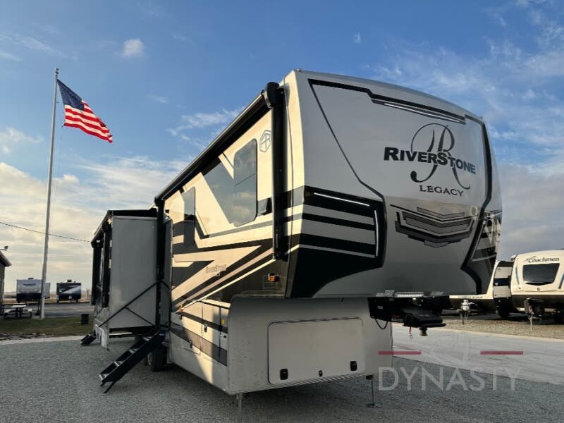 Email now about this 2025 Forest River RiverStone 44DBL! New 2025 Forest River RiverStone 44DBL available in Bunker Hill, Indiana