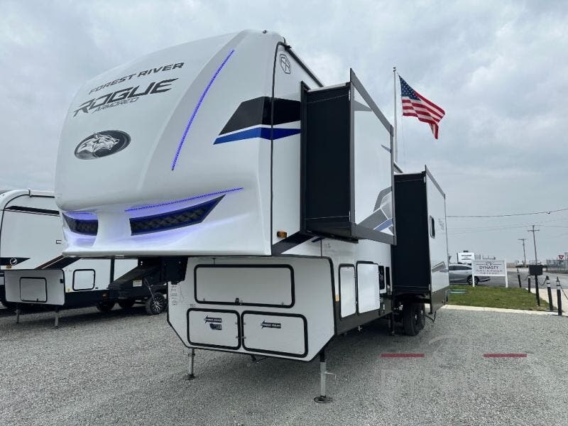Contact us now about this 2025 Forest River Vengeance Rogue Armored 341GS11! 2025 Vengeance Rogue Armored 341GS11 by Forest River from RV Dynasty in Bunker Hill, Indiana