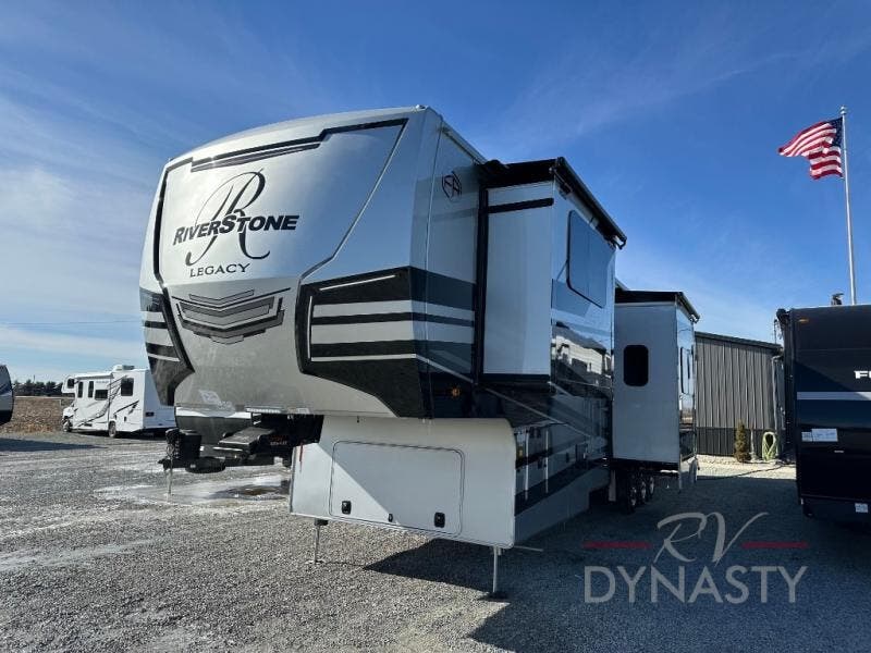 Contact us now about this 2025 Forest River RiverStone 42FSKG! 2025 RiverStone 42FSKG by Forest River from RV Dynasty in Bunker Hill, Indiana