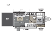 Call now about this 2026 Forest River Work and Play 18LT! 2026 Forest River Work and Play 18LT - New Toy Hauler For Sale by RV Dynasty in Bunker Hill, Indiana