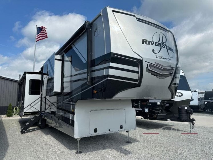 Email now about this 2025 Forest River RiverStone 39RKFB! New 2025 Forest River RiverStone 39RKFB available in Bunker Hill, Indiana