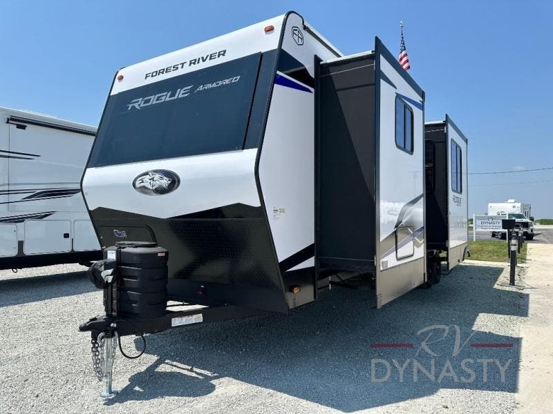 Contact us now about this 2026 Forest River Vengeance Rogue Armored 32L132! 2026 Vengeance Rogue Armored 32L132 by Forest River from RV Dynasty in Bunker Hill, Indiana