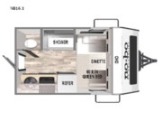 Call now about this 2024 Forest River No Boundaries NB16.1! 2024 Forest River No Boundaries NB16.1 - Used Travel Trailer For Sale by RV Dynasty in Bunker Hill, Indiana