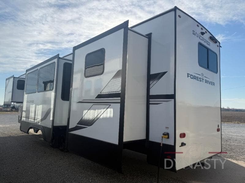 New 2026 Forest River Sandpiper 3844QUAD available in Bunker Hill, Indiana