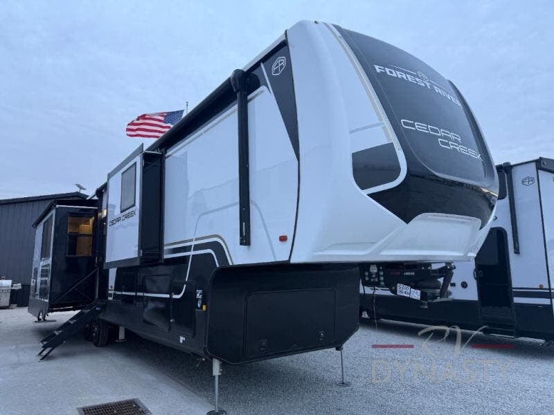 Email now about this 2026 Forest River Cedar Creek 385RK! New 2026 Forest River Cedar Creek 385RK available in Bunker Hill, Indiana