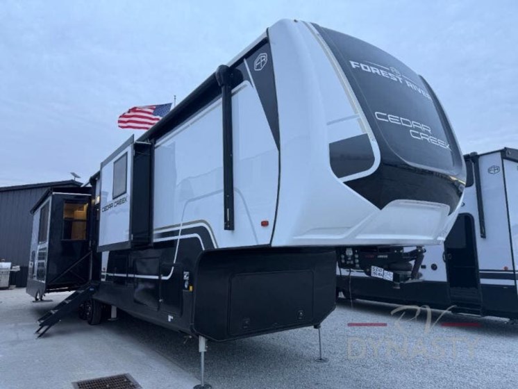 Email now about this 2026 Forest River Cedar Creek 385RK! New 2026 Forest River Cedar Creek 385RK available in Bunker Hill, Indiana