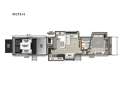 Call now about this 2026 Forest River Vengeance Rogue Armored 391T145! 2026 Forest River Vengeance Rogue Armored 391T145 - New Toy Hauler For Sale by RV Dynasty in Bunker Hill, Indiana features Slideout
