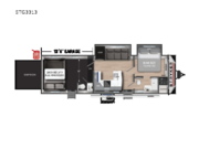 Call now about this 2025 Cruiser RV Stryker STG3313! 2025 Cruiser RV Stryker STG3313 - Used Toy Hauler For Sale by RV Dynasty in Bunker Hill, Indiana features Slideout