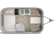 Call now about this 2025 Airstream Bambi 16RB! Floorplan of 2025 Airstream Bambi 16RB