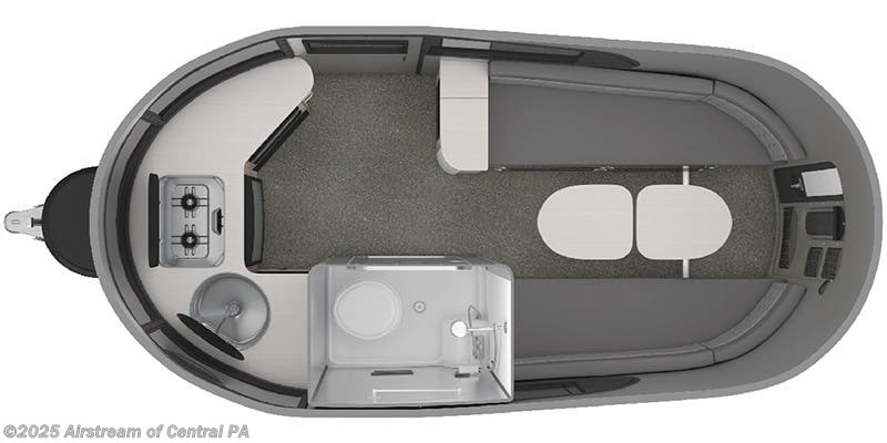 Call now about this 2020 Airstream Basecamp 16X! Floorplan of 2020 Airstream Basecamp 16X