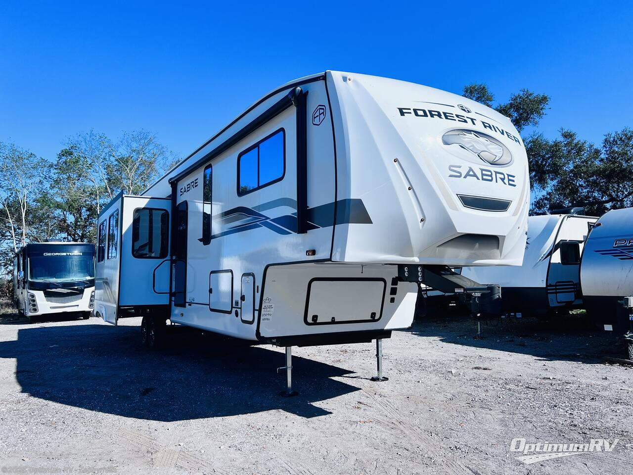 Email now about this 2025 Forest River Sabre 38DBL! New 2025 Forest River Sabre 38DBL available in Zephyrhills, Florida