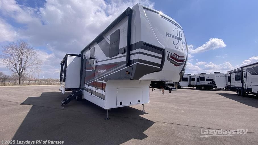 Email now about this 2025 Forest River RiverStone 44DBL! New 2025 Forest River RiverStone 44DBL available in Ramsey, Minnesota