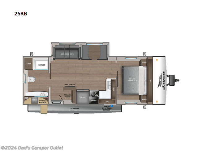 2024 Jayco Jay Feather 25RB - New Travel Trailer For Sale by Dad