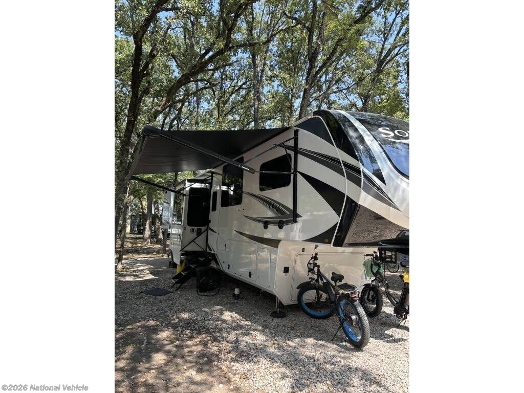 Call now about this 2024 Grand Design Solitude 390RK! 2024 Grand Design Solitude 390RK - Used Fifth Wheel For Sale by National Vehicle in Foley, Alabama