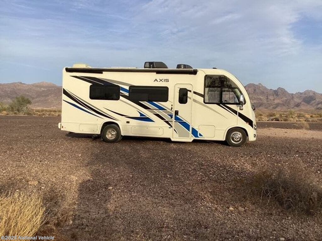 Call now about this 2022 Thor Motor Coach Axis 24.3! 2022 Thor Motor Coach Axis 24.3 - Used Class A For Sale by National Vehicle in Yuma, Arizona