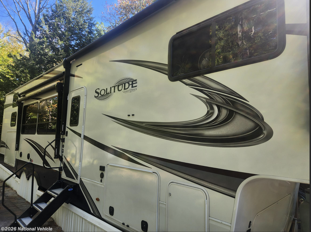 Call now about this 2022 Grand Design Solitude S-Class 3950BH! 2022 Grand Design Solitude S-Class 3950BH - Used Fifth Wheel For Sale by National Vehicle in Alton, New Hampshire