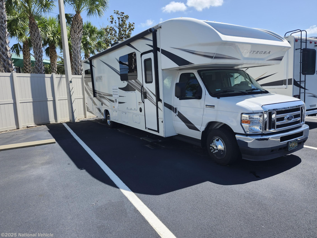 Call now about this 2022 Entegra Coach Odyssey 31F! 2022 Entegra Coach Odyssey 31F - Used Class C For Sale by National Vehicle in Wimauma, Florida