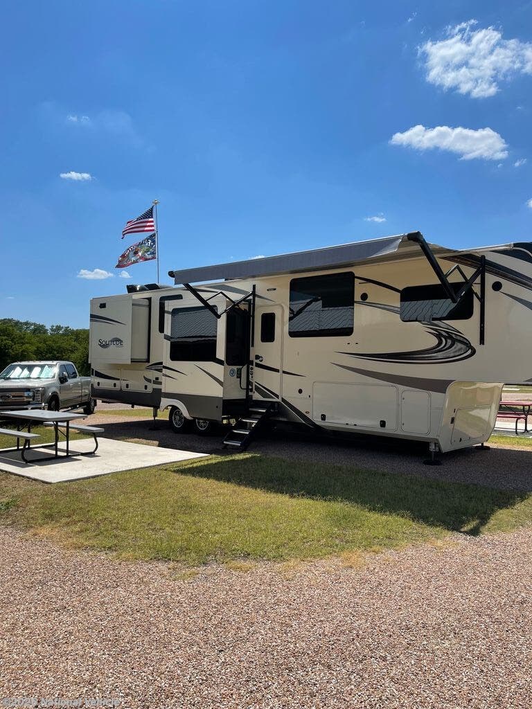 Contact us now about this 2021 Grand Design Solitude 390RK-R! 2021 Solitude 390RK-R by Grand Design from National Vehicle in Spring Branch, Texas