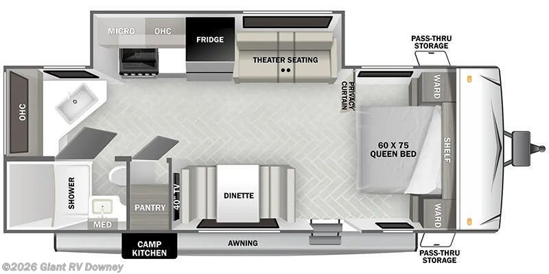 Call now about this 2025 Forest River EVO Southwest T2200! 2025 Forest River EVO Southwest T2200 - New Travel Trailer For Sale by Giant RV in Downey, California