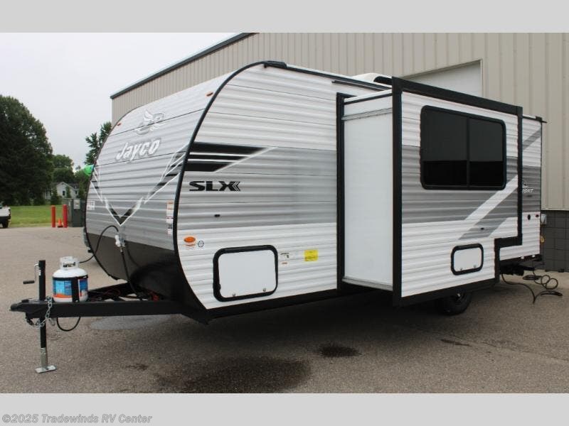 Contact us now about this 2026 Jayco Jay Flight SLX 197MB! 2026 Jay Flight SLX 197MB by Jayco from Tradewinds RV Center in Clio, Michigan