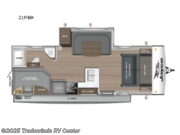 Call now about this 2025 Jayco Jay Feather 21MBH! 2025 Jayco Jay Feather 21MBH - Used Travel Trailer For Sale by Tradewinds RV Center in Clio, Michigan features Slideout