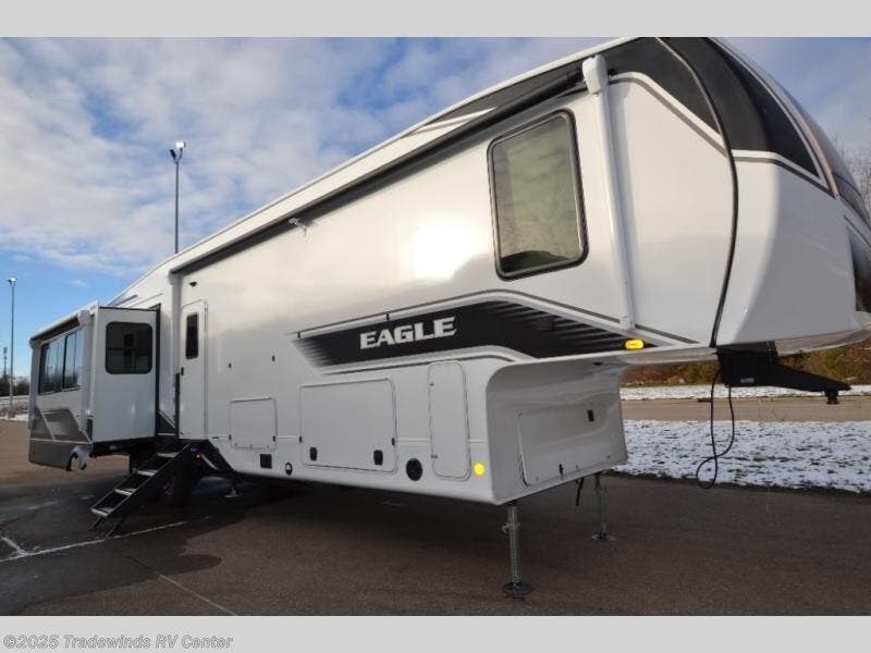 Contact us now about this 2025 Jayco Eagle 355MBQS! 2025 Eagle 355MBQS by Jayco from Tradewinds RV Center in Clio, Michigan