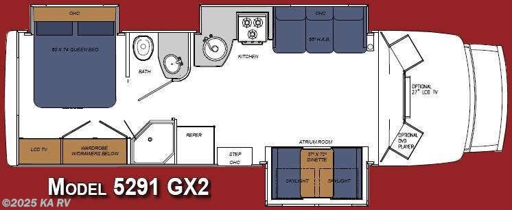 Call now about this 2009 Gulf Stream BT Cruiser GX2 5291! 2009 Gulf Stream BT Cruiser GX2 5291 - Used Class C For Sale by KA RV in Desert Hot Springs, California features Slideout