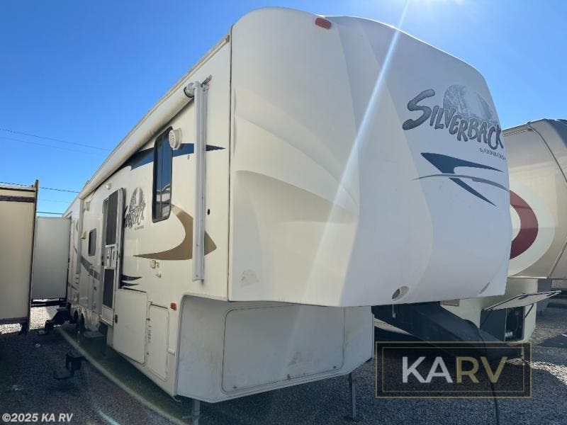Call now about this 2011 Forest River Cedar Creek Silverback 35QB4! 2011 Forest River Cedar Creek Silverback 35QB4 - Used Fifth Wheel For Sale by KA RV in Desert Hot Springs, California