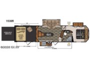Call now about this 2014 Dutchmen Voltage V-Series V3305! 2014 Dutchmen Voltage V-Series V3305 - Used Toy Hauler For Sale by KA RV in Desert Hot Springs, California features Slideout