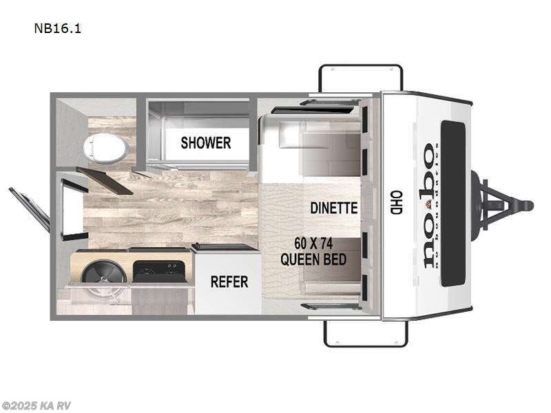 Call now about this 2023 Forest River No Boundaries NB16.1! 2023 Forest River No Boundaries NB16.1 - Used Travel Trailer For Sale by KA RV in Desert Hot Springs, California