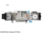 Call now about this 2025 Grand Design Momentum M-Class 344M! 2025 Grand Design Momentum M-Class 344M - New Toy Hauler For Sale by Blue Compass RV Tyler in Tyler, Texas features Slideout