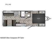 Call now about this 2025 CrossRoads Zinger Lite ZR211RD! 2025 CrossRoads Zinger Lite ZR211RD - New Travel Trailer For Sale by Blue Compass RV Tyler in Tyler, Texas
