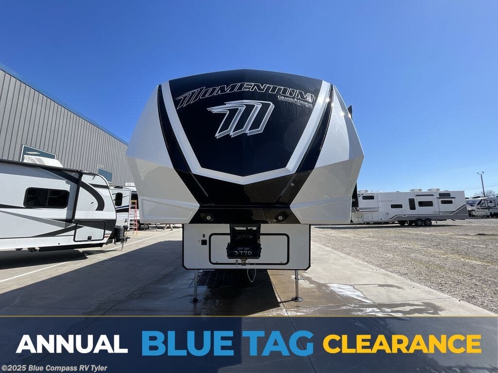 Email now about this 2025 Grand Design Momentum G-Class 325G! New 2025 Grand Design Momentum G-Class 325G available in Tyler, Texas