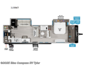Call now about this 2025 Grand Design Transcend 315RKT! 2025 Grand Design Transcend 315RKT - New Travel Trailer For Sale by Blue Compass RV Tyler in Tyler, Texas features Slideout