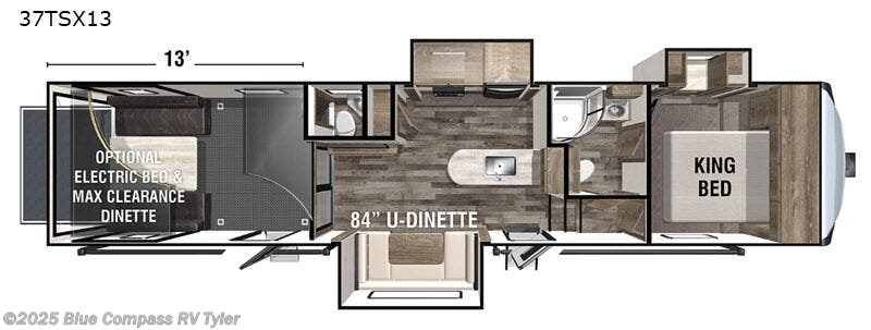 Call now about this 2020 Forest River XLR Boost 37TSX13! 2020 Forest River XLR Boost 37TSX13 - Used Toy Hauler For Sale by Blue Compass RV Tyler in Tyler, Texas features Slideout