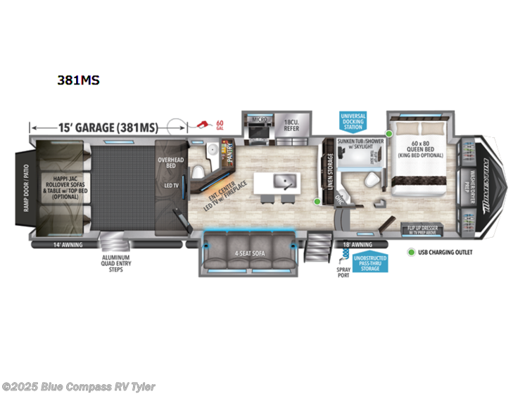 Email now about this 2022 Grand Design Momentum 381MS! Used 2022 Grand Design Momentum 381MS available in Tyler, Texas