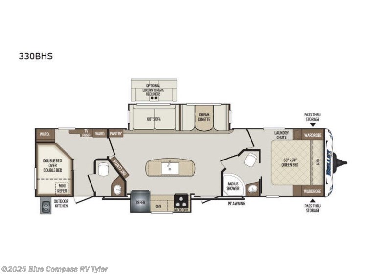 Email now about this 2020 Keystone Bullet 330BHS! Used 2020 Keystone Bullet 330BHS available in Tyler, Texas