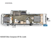 Call now about this 2025 Forest River Cherokee Black Label 294GEBGBL! 2025 Forest River Cherokee Black Label 294GEBGBL - New Travel Trailer For Sale by Blue Compass RV St. Louis in Eureka, Missouri features Slideout