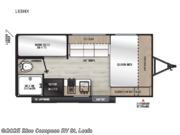 Call now about this 2025 Forest River Aurora Light 16BHX! 2025 Forest River Aurora Light 16BHX - New Travel Trailer For Sale by Blue Compass RV St. Louis in Eureka, Missouri