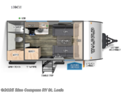 Call now about this 2024 Forest River Cherokee Wolf Pup 13BCW! 2024 Forest River Cherokee Wolf Pup 13BCW - Used Travel Trailer For Sale by Blue Compass RV St. Louis in Eureka, Missouri