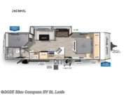 Call now about this 2025 Forest River Cherokee Grey Wolf Black Label 26DBHBL! 2025 Forest River Cherokee Grey Wolf Black Label 26DBHBL - New Travel Trailer For Sale by Blue Compass RV St. Louis in Eureka, Missouri features Slideout